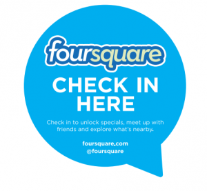 Foursquare check in
